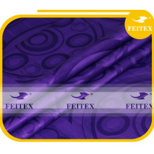 Новое поступление Африканский ткань ткань Гвинея brocade FEITEX духи фиолетовый моды Базен riche